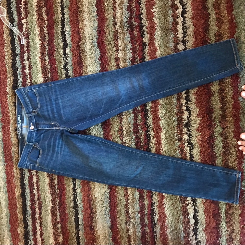 American Eagle dark blue wash jeans