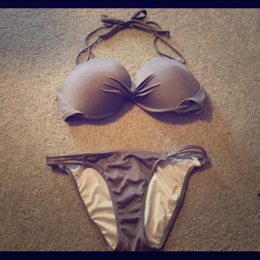 Victoria Secret Grey 34dd Bikini