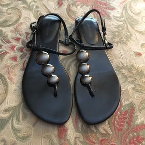 Ann Taylor Black Sandals