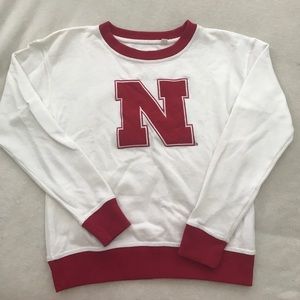 Nebraska Cornhuskers Crew Neck Sweatshirt, Small