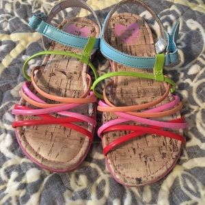 Girls Stride Rite 🌈 Rainbow sandals