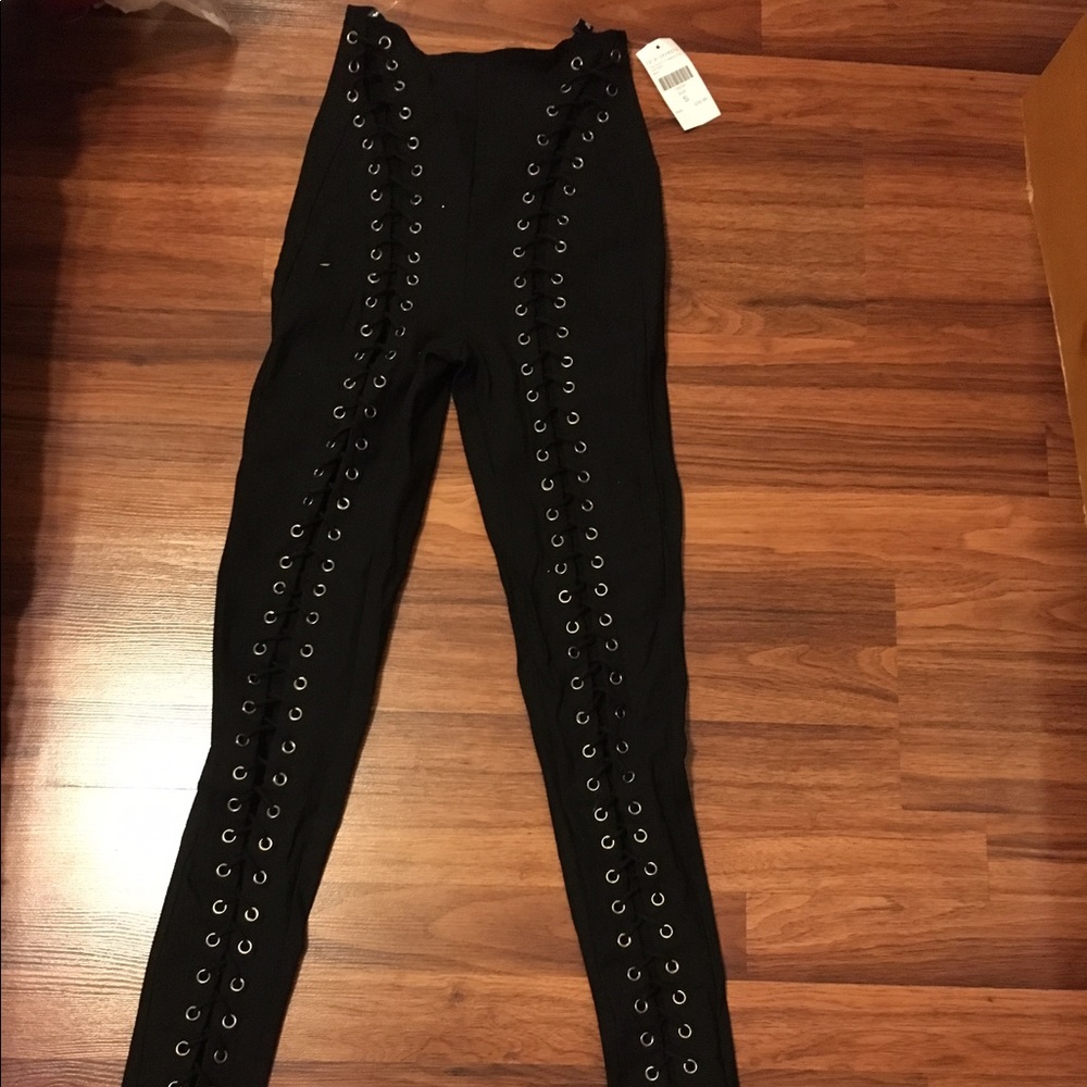 Lace Up Pants