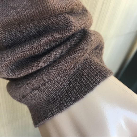 Soft brown allen allen cardigan - Picture 3 of 5