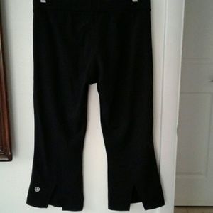Lululemon cropped back slit drawstring pants, 10