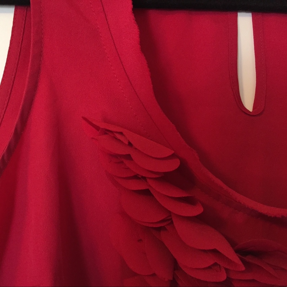Pink Ruffle front Top - Picture 3 of 3