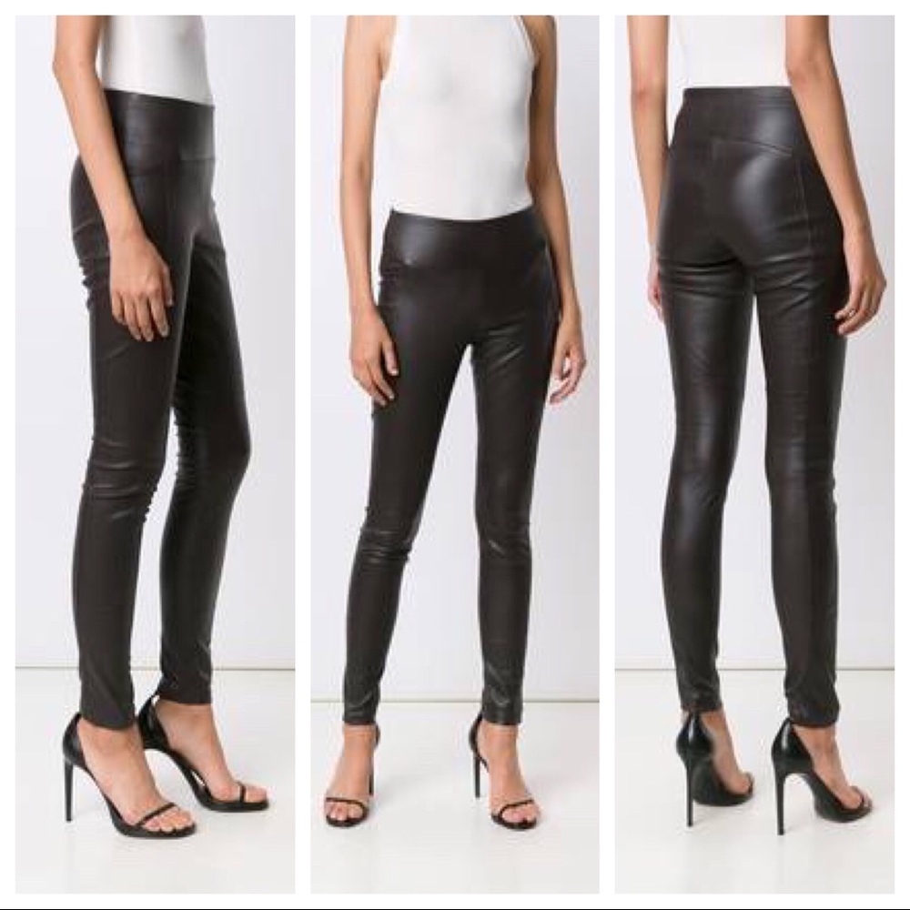 Getting Back to Square One Iconic Leather Leggings