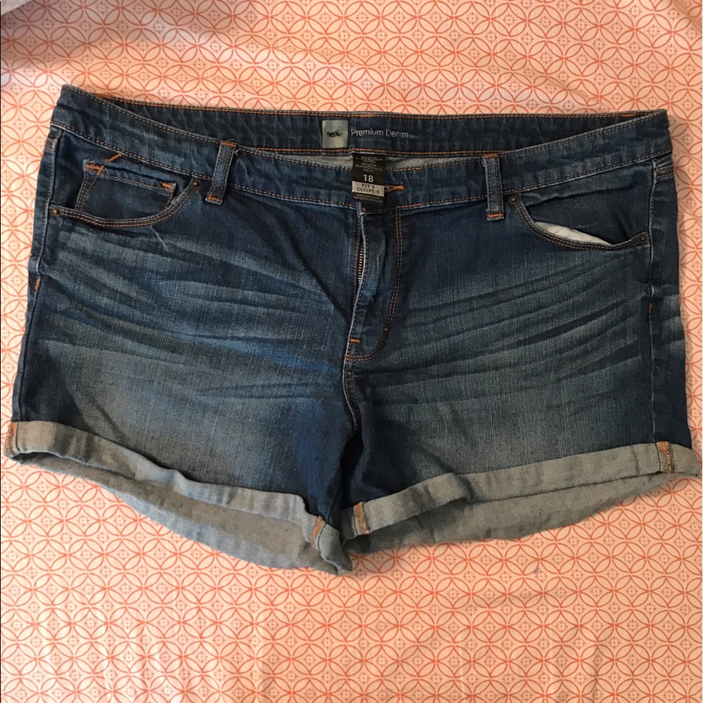 Denim Shorts Plus Size