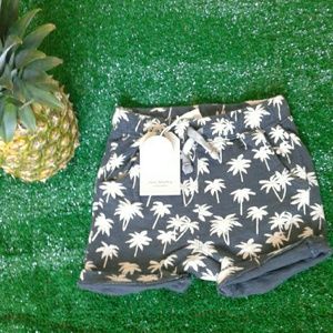Zara baby boy palm sweat shorts brand new