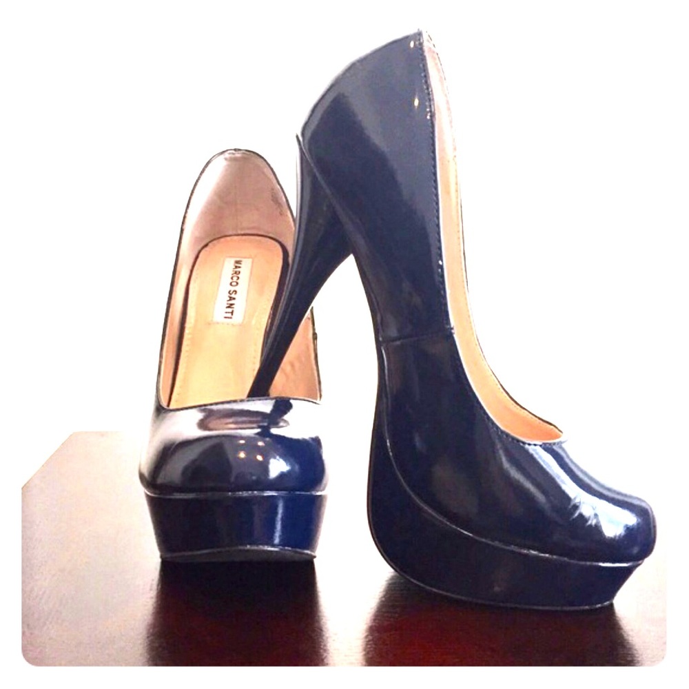 Marco Santi blue pumps