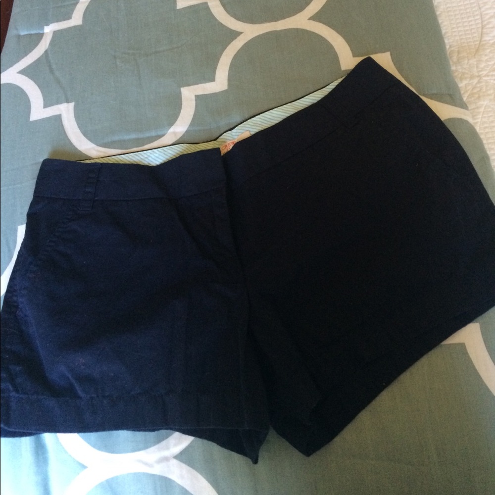 J. Crew Navy Chino Shorts