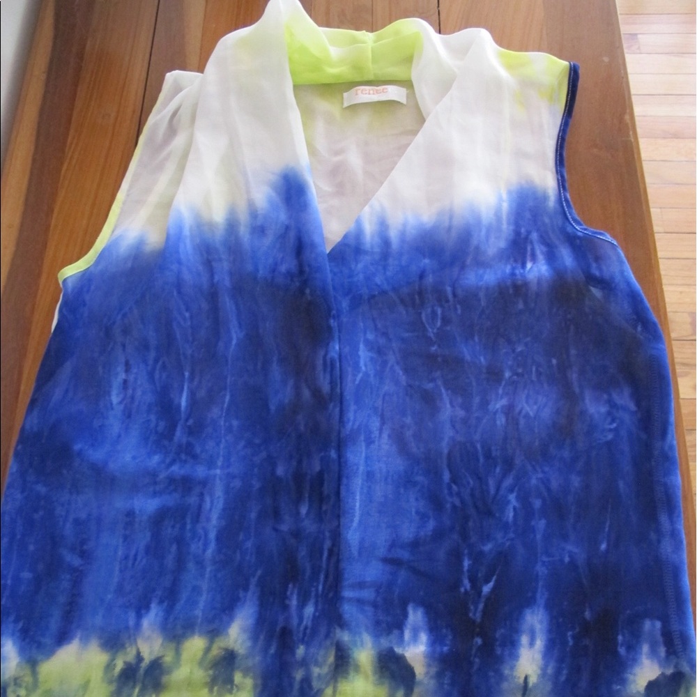 Multicolor semi long blouse