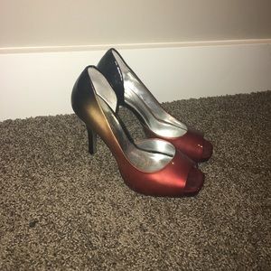 Jessica Simpson peep toe pumps