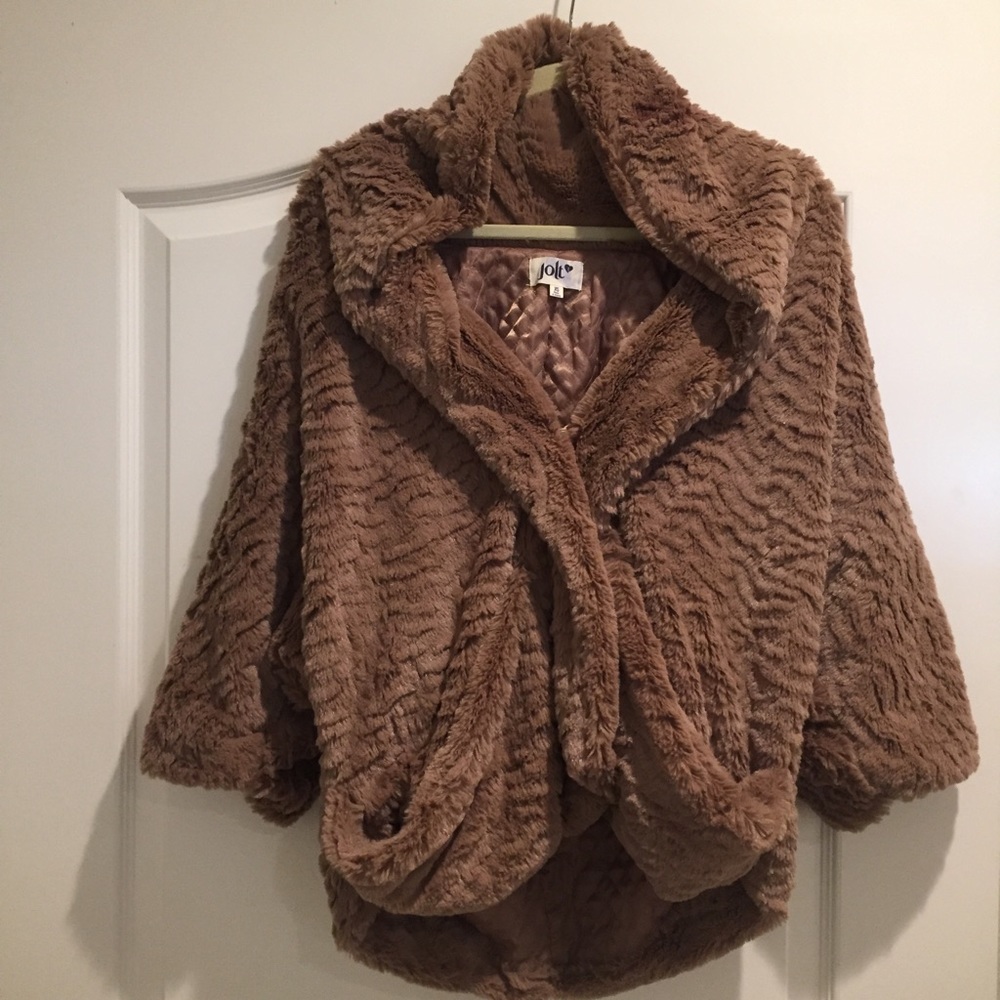 Faux fur jacket