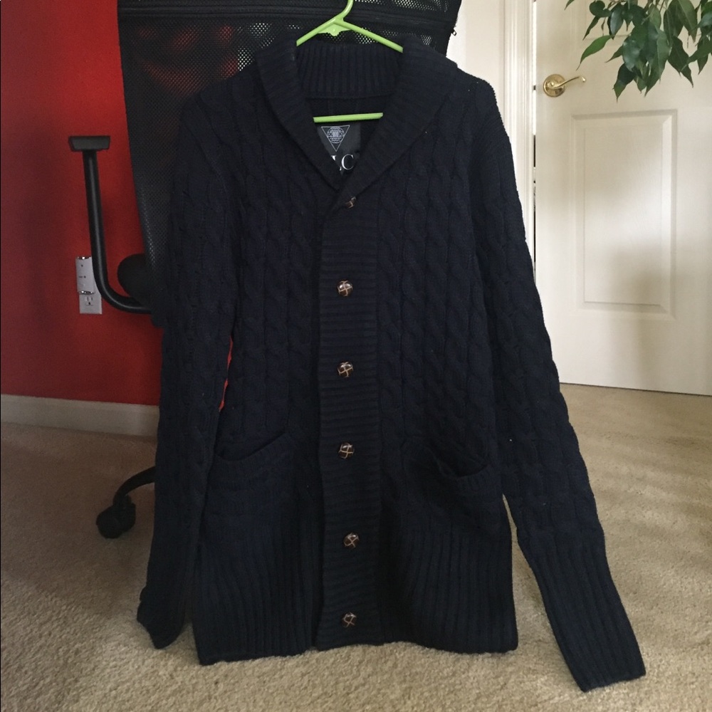 BLC Cardigan Navy Blue Sz M