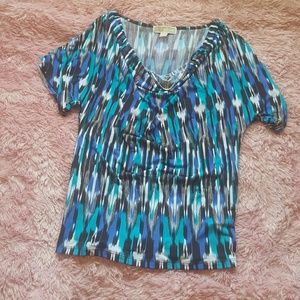 Colorful Michael kors cold shoulder top