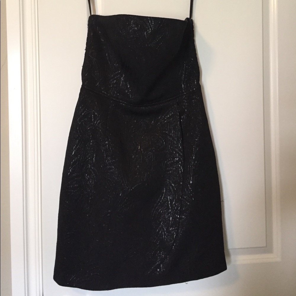 Strapless cocktail dress