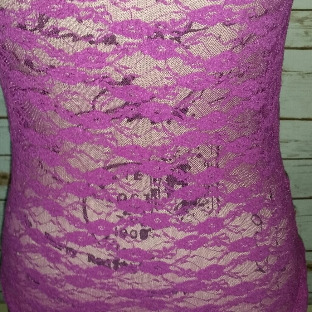 Purple lace shirt shize xl - Picture 2 of 4