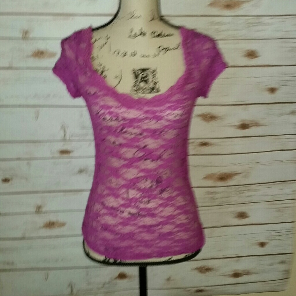Purple lace shirt shize xl - Picture 3 of 4