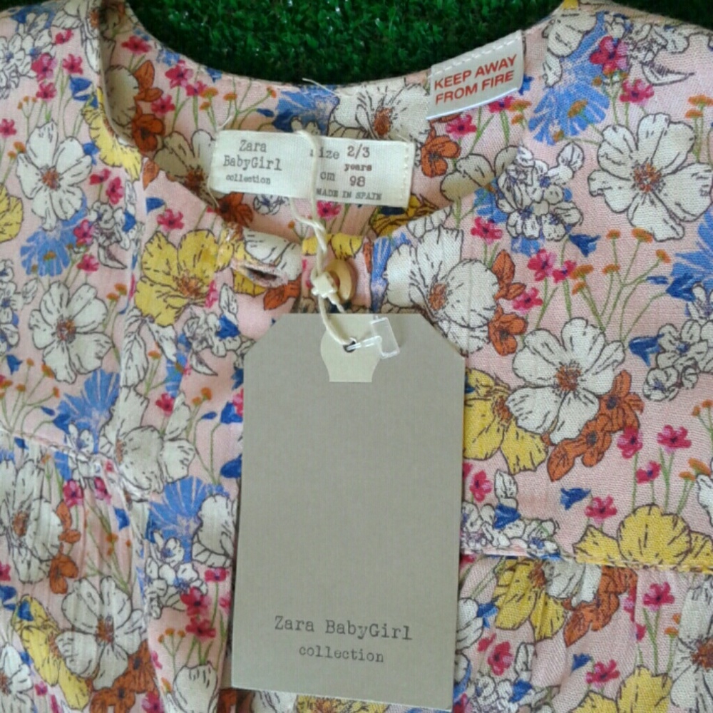 Brand new Zara baby girl floral jumper
