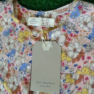 Brand new Zara baby girl floral jumper