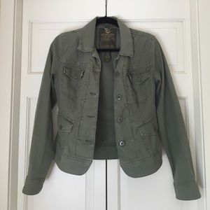 Army Green Lucky Brand Cargo Jacket
