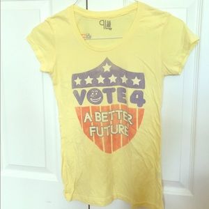 Yellow Vote Graphic Tee