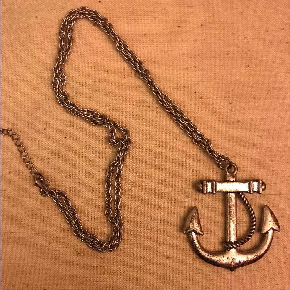 Anchor Vintage Pendant Necklace