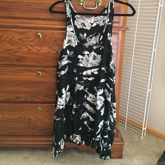 Free people floral Trapeze tunic - Sz Small - Picture 1 of 5