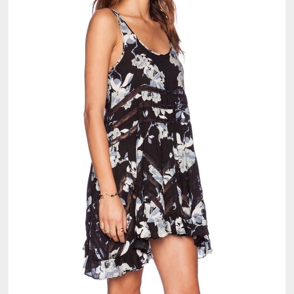 Free people floral Trapeze tunic - Sz Small - Picture 3 of 5