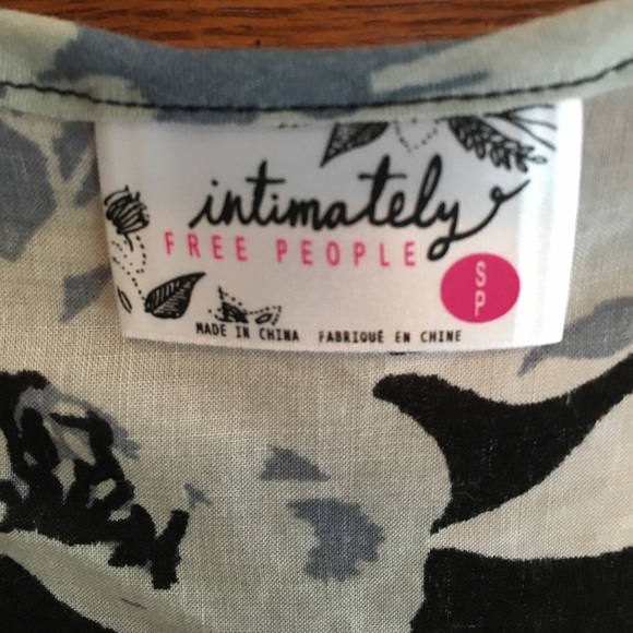 Free people floral Trapeze tunic - Sz Small - Picture 4 of 5