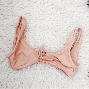 ASOS lace up bikini top (unworn)