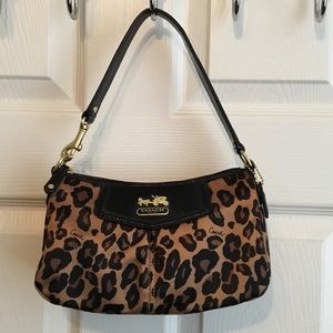 coach leopard print handbag on Poshmark