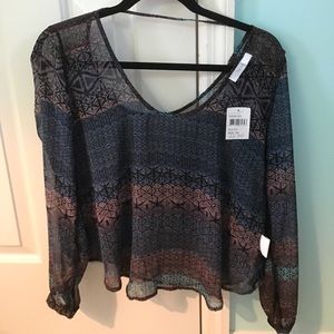 long sleeve blouse