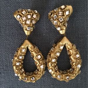 Vintage 1980s signed earrings
