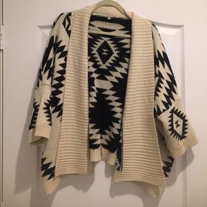 Tribal print sweater