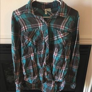 Blue flannel