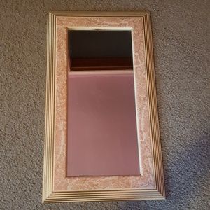 A hanging mirror