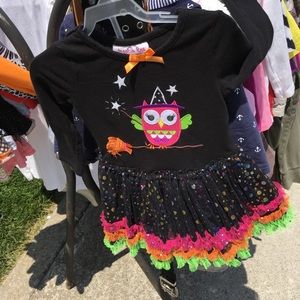 Girls owl Halloween dress