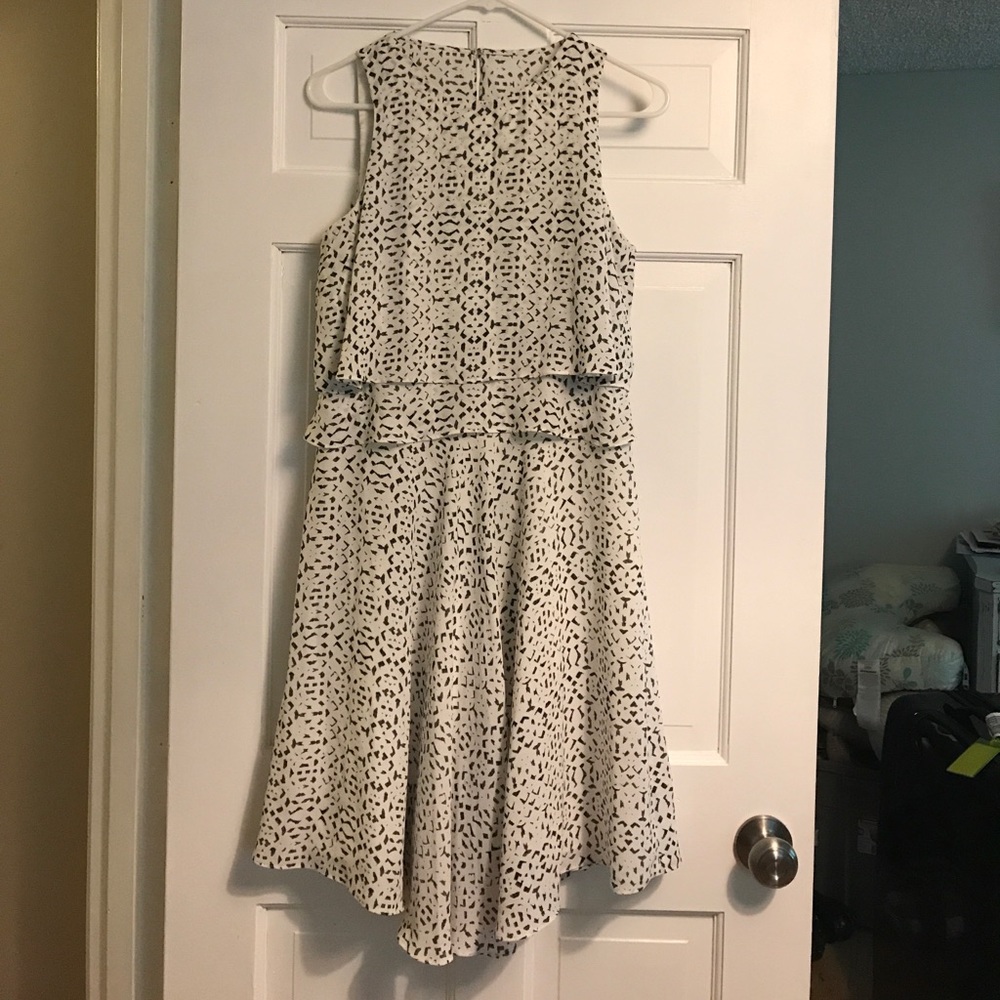 Black and white dress