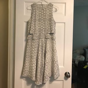 Black and white dress