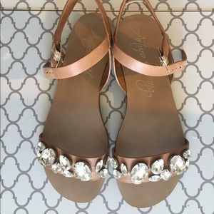 Arturo Chiang Jeweled Sandals
