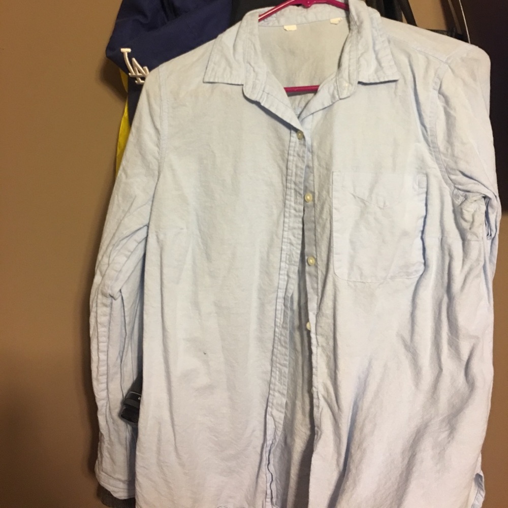 Button Light Blue shirt!