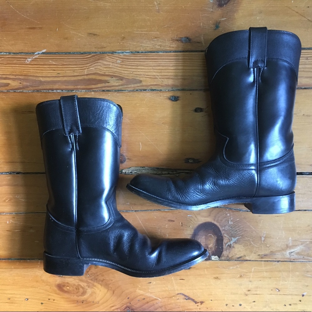 Black Genuine leather, made in Mexico boots