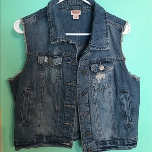 Jean Denim Jacket Vest