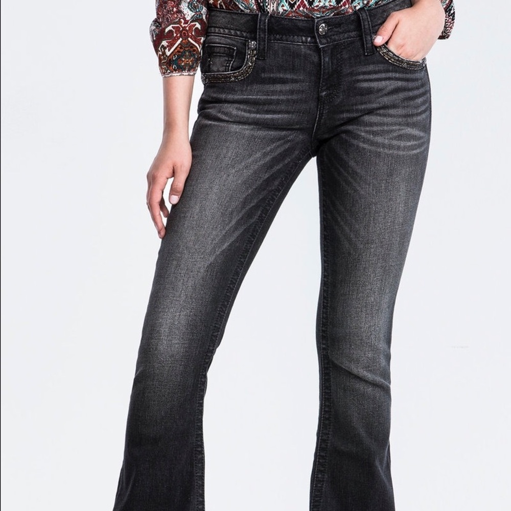 Miss Me Faded black/grey skinny jeans