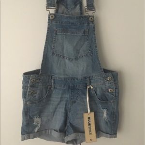Blue Spice overalls NWT