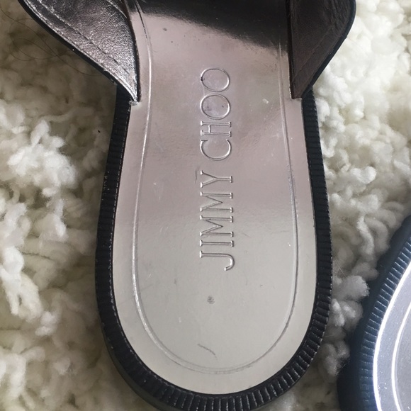 💥SOLD💥 NEW: Jimmy Choo Silver Mirror Sandal - Picture 8 of 8