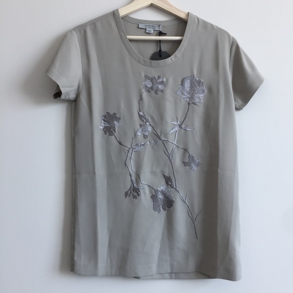 ALL SAINTS Nathalia Embroidered Tee - Picture 2 of 6