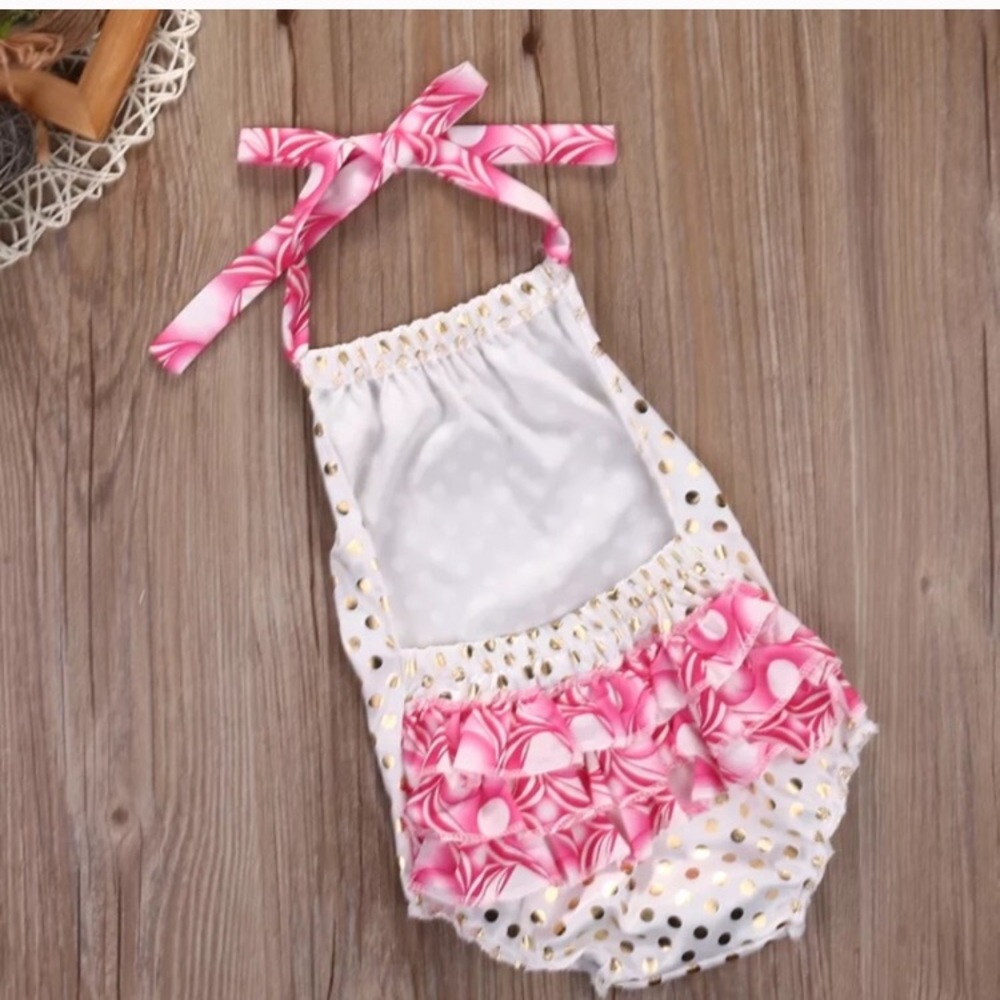 🆕Baby Girl Ruffled Romper - Picture 2 of 4