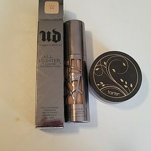 Urban Decay All Nighter and Tarte Amazonian Clay